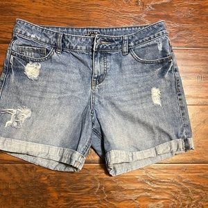 Apt 9 distressed denim shorts